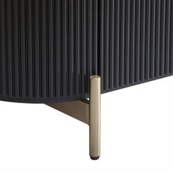 Demarco Bedside Table - Black