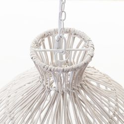 Ventura Rattan Pendant - Bell White