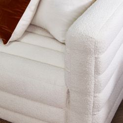 Colorado 3 Seater Sofa - White Boucle