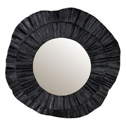 Corfu Wall Mirror - Black