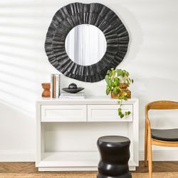 Corfu Wall Mirror - Black