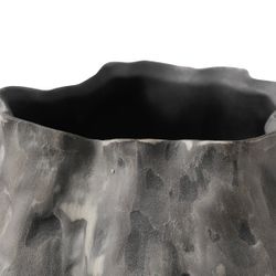 Fluer Porcelain Vase - Charcoal