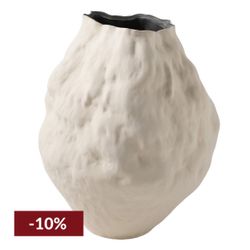 Fluer Porcelain Vase - White