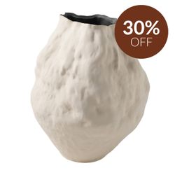 Fluer Porcelain Vase - White