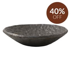 Fern Porcelain Bowl - Pewter