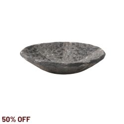 Fern Porcelain Bowl - Grey