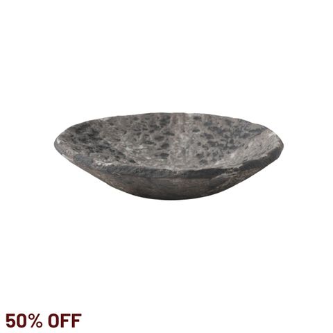 Fern Porcelain Bowl - Grey