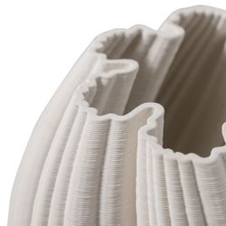 Grace Porcelain Decorative Vase - Medium White