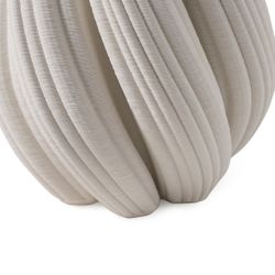 Grace Porcelain Decorative Vase - Medium White