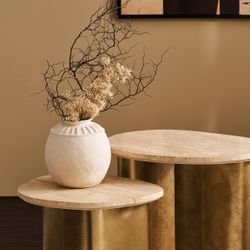 Jade Porcelain Decorative Vase - Medium