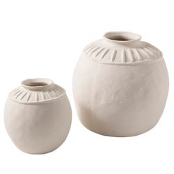 Jade Porcelain Decorative Vase - Medium