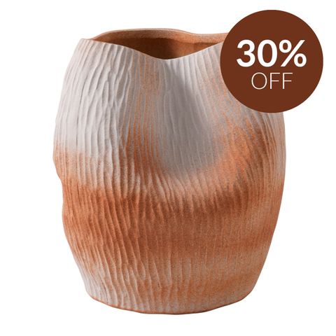 Maeve Porcelain Vase - Medium Terracotta