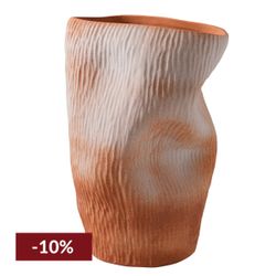 Maeve Porcelain Vase - Large Terracotta