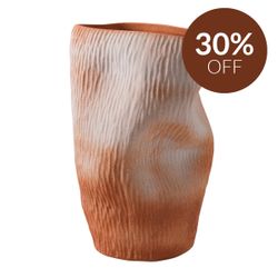 Maeve Porcelain Vase - Large Terracotta