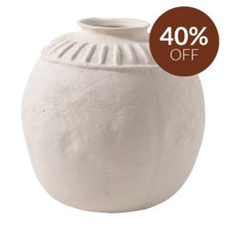 Jade Porcelain Decorative Vase - Large