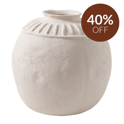 Jade Porcelain Decorative Vase - Large