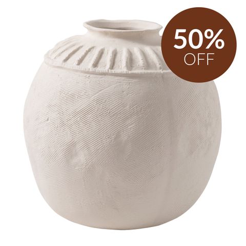 Jade Porcelain Decorative Vase - Large