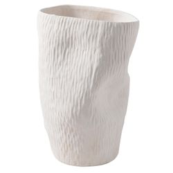 Maeve Porcelain Decorative Vase - Large White