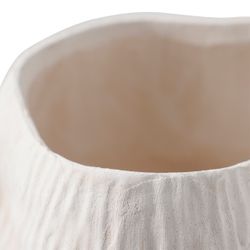 Maeve Porcelain Decorative Vase - Medium White