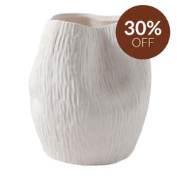Maeve Porcelain Decorative Vase - Medium White