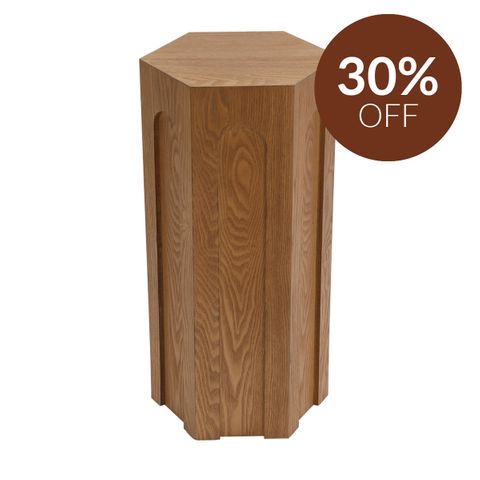 Winston Tall Side Table - Walnut