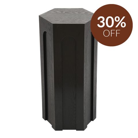 Winston Tall Side Table - Black