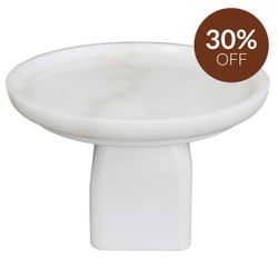 Edith Footed Bowl - Large White