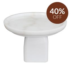 Edith Footed Bowl - Large White