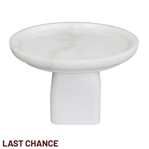 Edith Footed Bowl - Large White