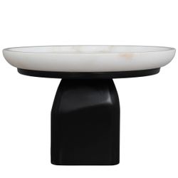 Edith Footed Bowl - Large Black