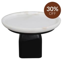 Edith Footed Bowl - Large Black
