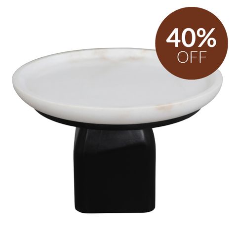 Edith Footed Bowl - Large Black