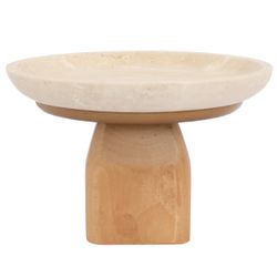 Edith Footed Bowl - Small Natural