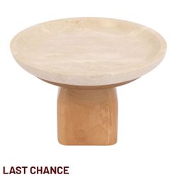 Edith Footed Bowl - Small Natural