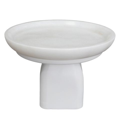 Edith Footed Bowl - Small White