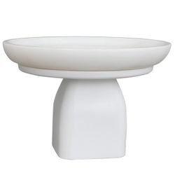 Edith Footed Bowl - Small White