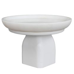 Edith Footed Bowl - Small White