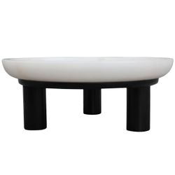 Eileen Footed Bowl - Large Black