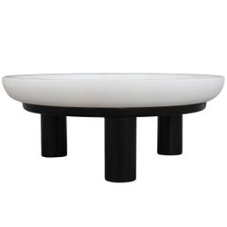 Eileen Footed Bowl - Large Black