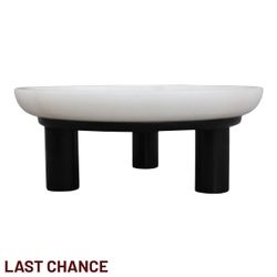 Eileen Footed Bowl - Large Black
