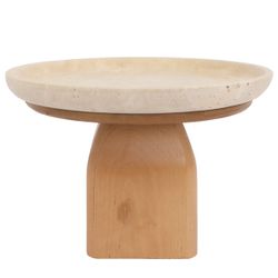 Edith Footed Bowl - Large Natural