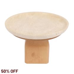 Edith Footed Bowl - Large Natural