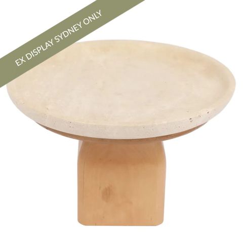 Edith Footed Bowl - Large Natural - OUTLET NSW