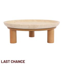 Eileen Footed Bowl - Large Natural
