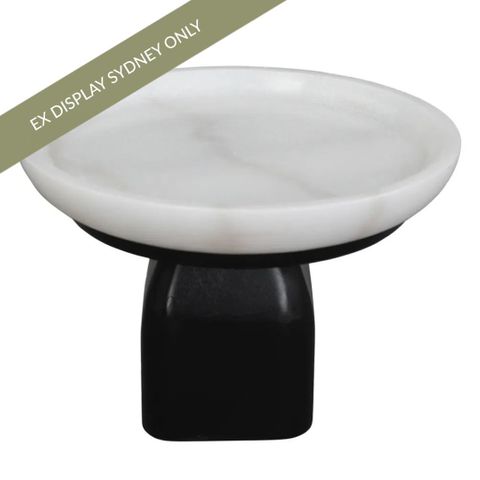 Edith Footed Bowl - Small Black - OUTLET NSW