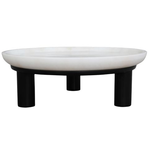 Eileen Footed Bowl - Small Black