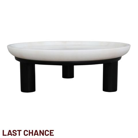 Eileen Footed Bowl - Small Black