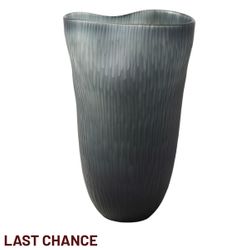 Eloise Vase - Large Charcoal