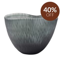 Eloise Vase - Medium Charcoal