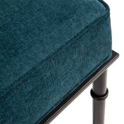 Hacienda Stool - Teal Chenille